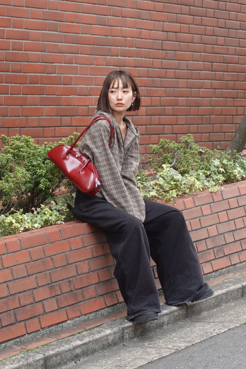 チェックアノラックパーカー